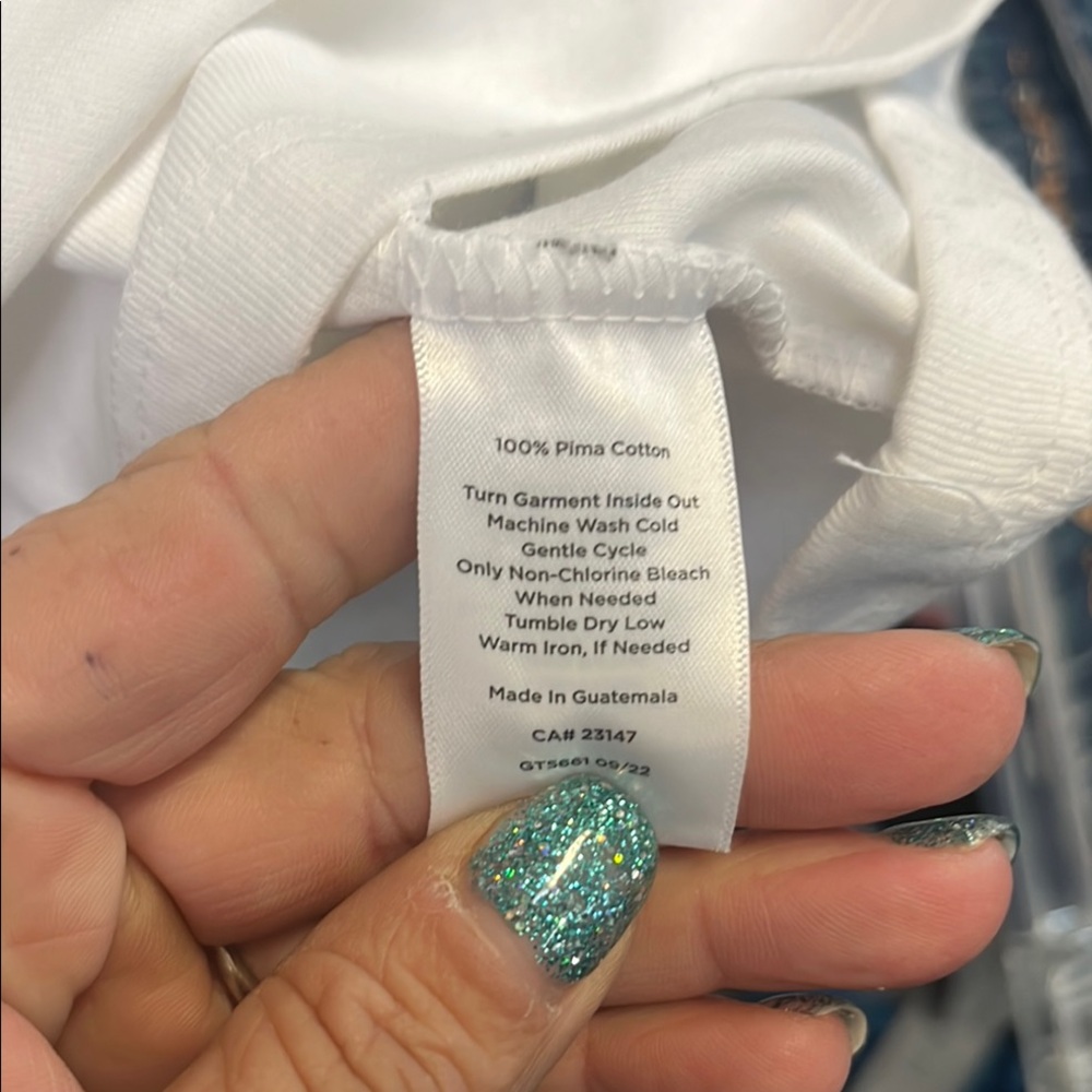 Women's White Top - Talbots - Picture 3 of 5